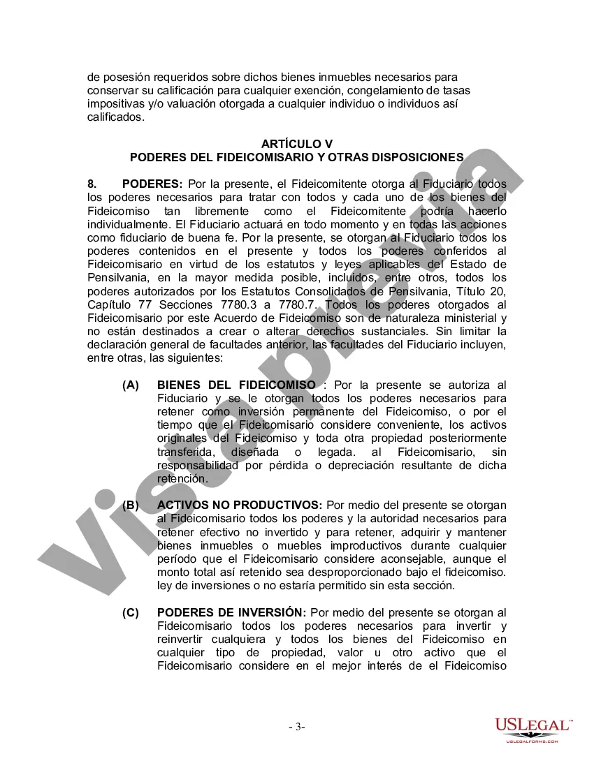 Preview Fideicomiso en vida para esposo y esposa con hijos menores o adultos