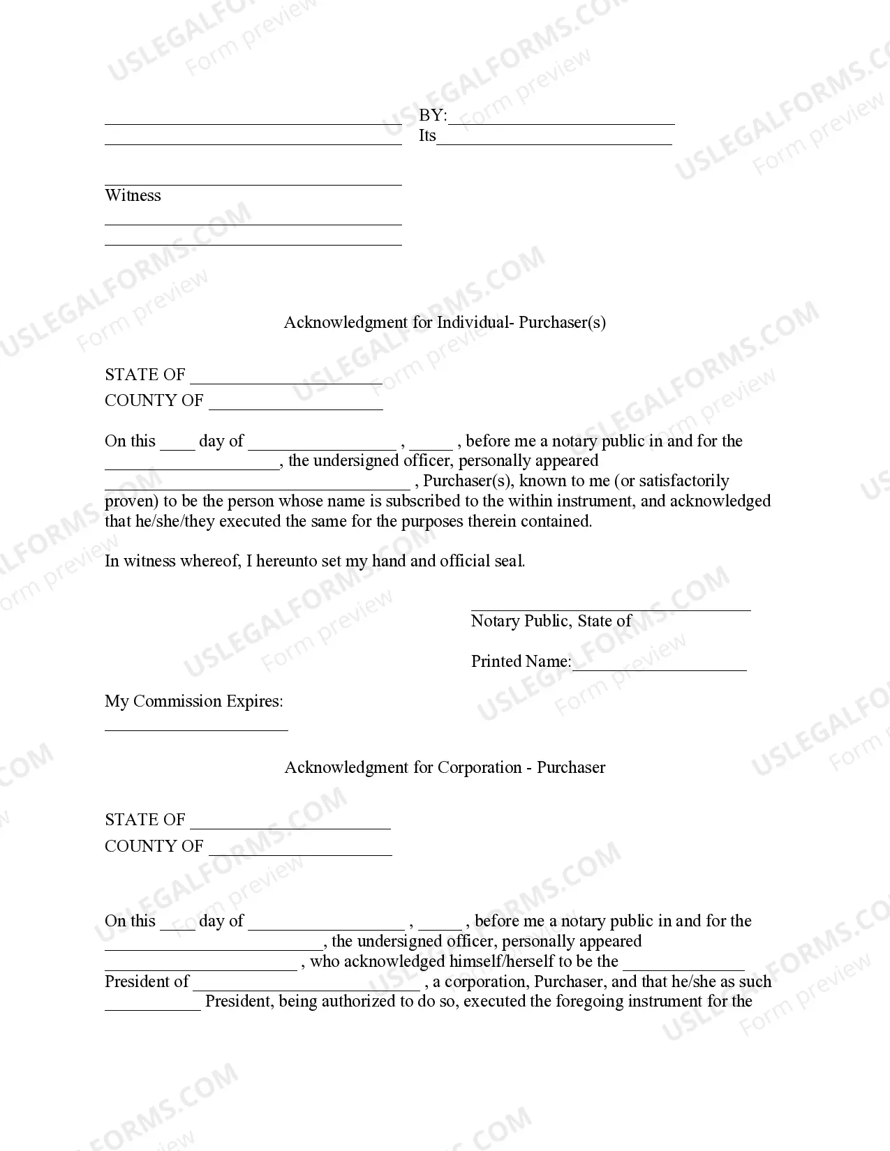 Preview Pennsylvania Timber Sale Contract