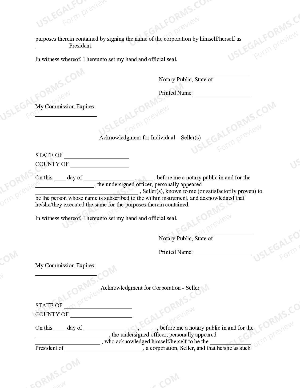 Preview Pennsylvania Timber Sale Contract
