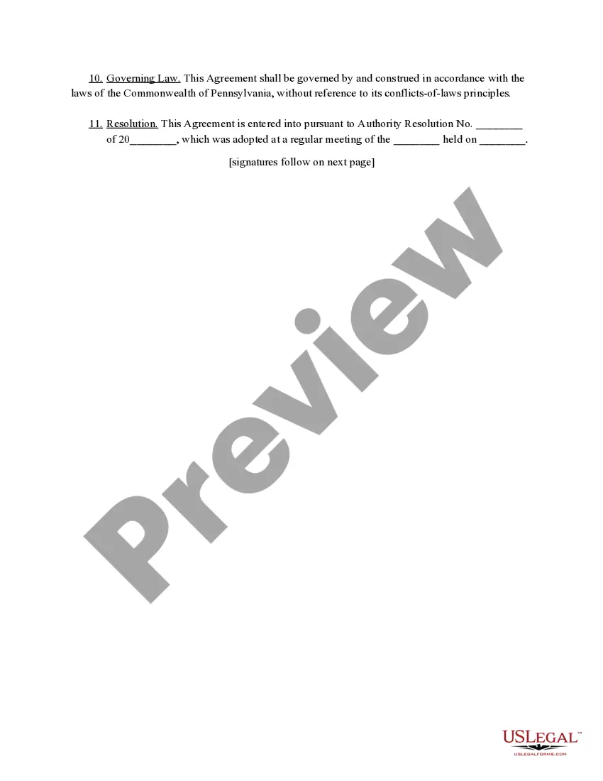 Preview Easement Agreement