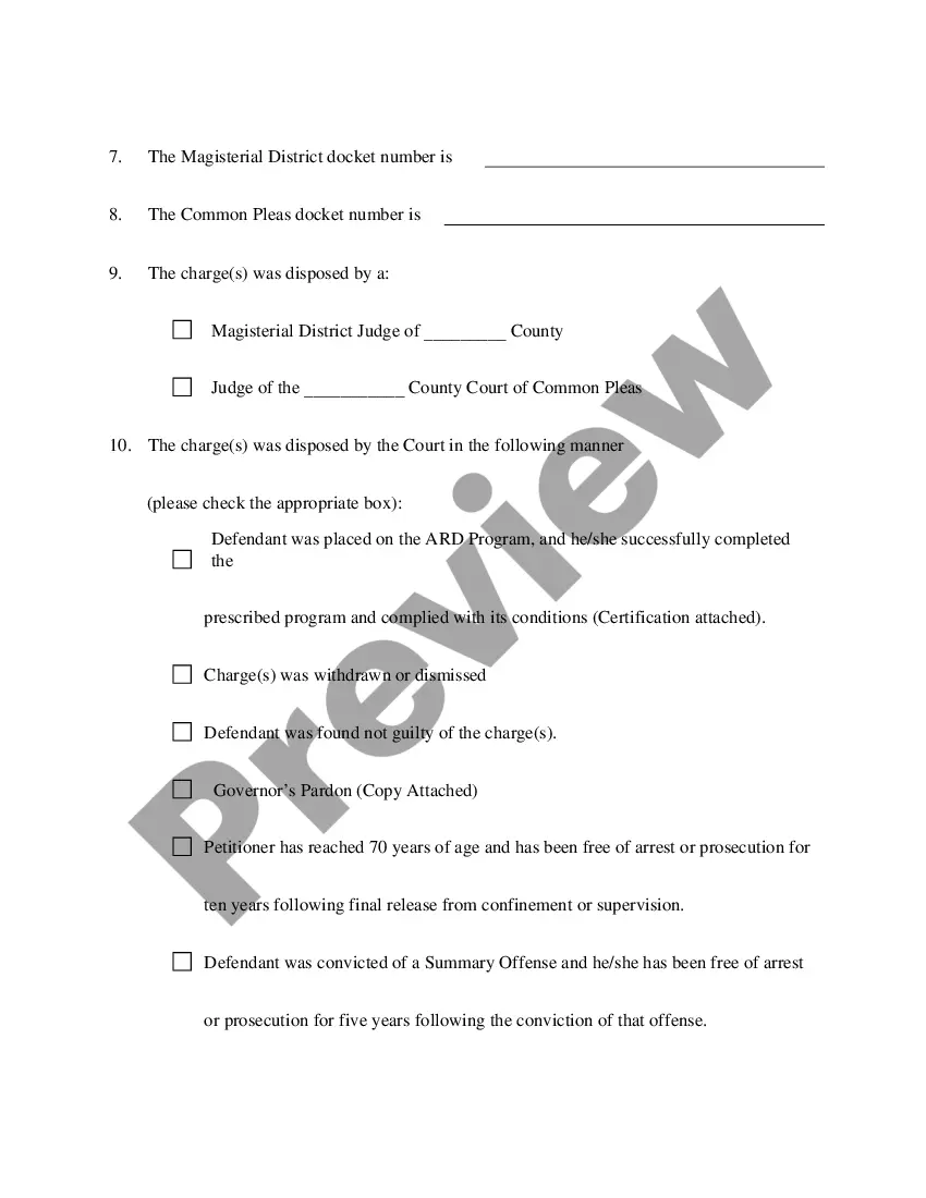 Preview Pennsylvania Motion to Expunge