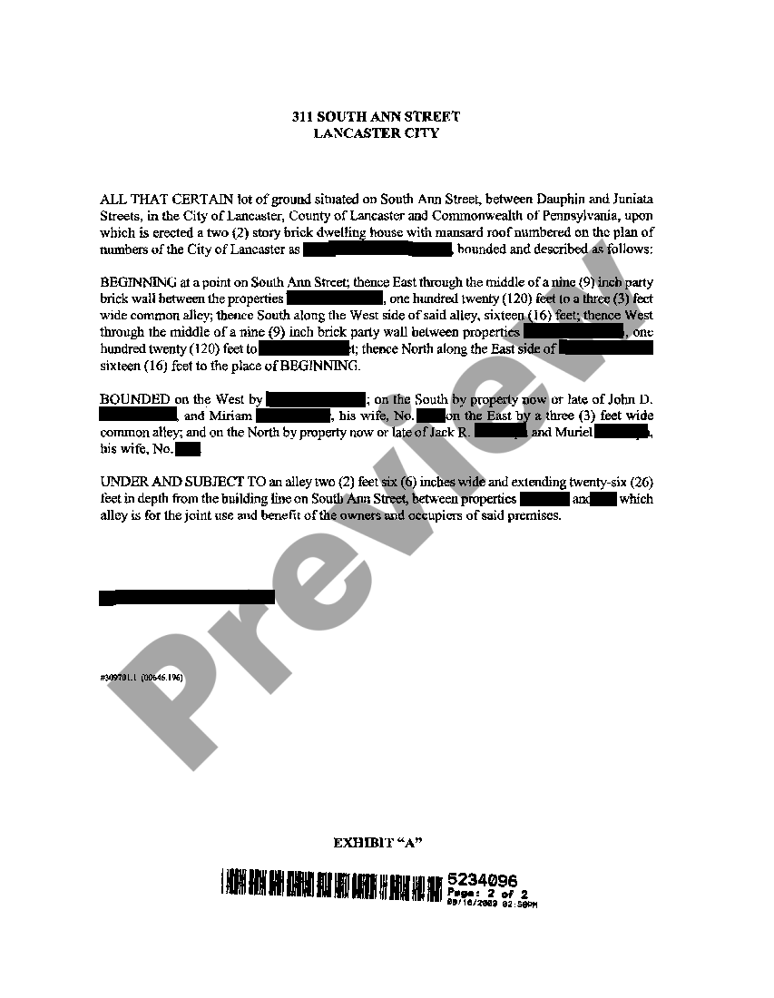 Pittsburgh Pennsylvania Notice of Filing the Declaration of Taking for Condemnation of Property