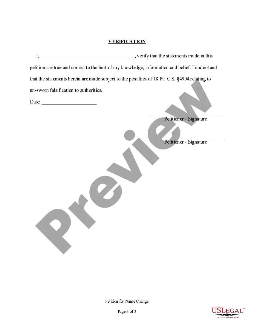 Get Verified Petition for Change of Name for Family Preview Verified Petition for Change of Name for Family