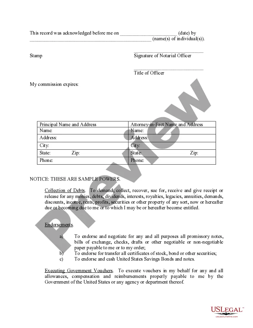 Get Limited Power of Attorney where you Specify Powers with Sample Powers Included Preview Limited Power of Attorney where you Specify Powers with Sample Powers Included