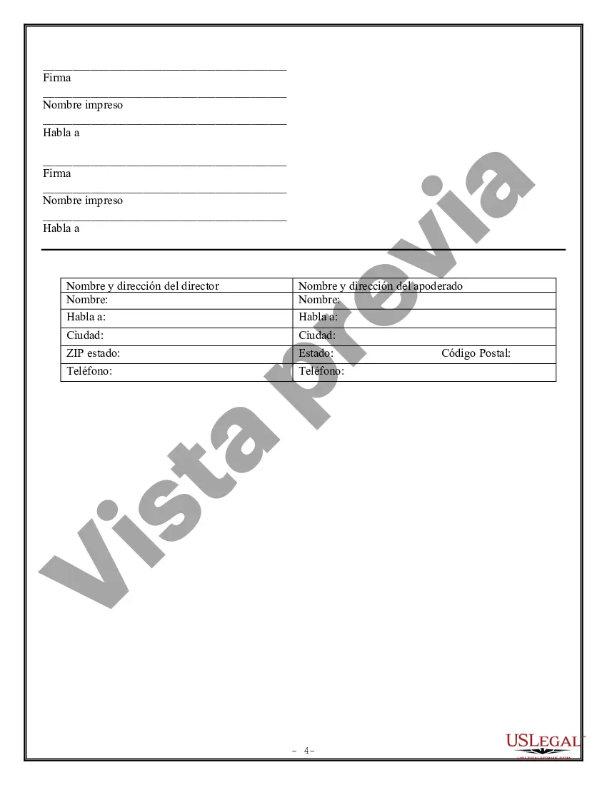 Preview Poder Notarial Limitado para Transacciones de Acciones y Poderes Corporativos