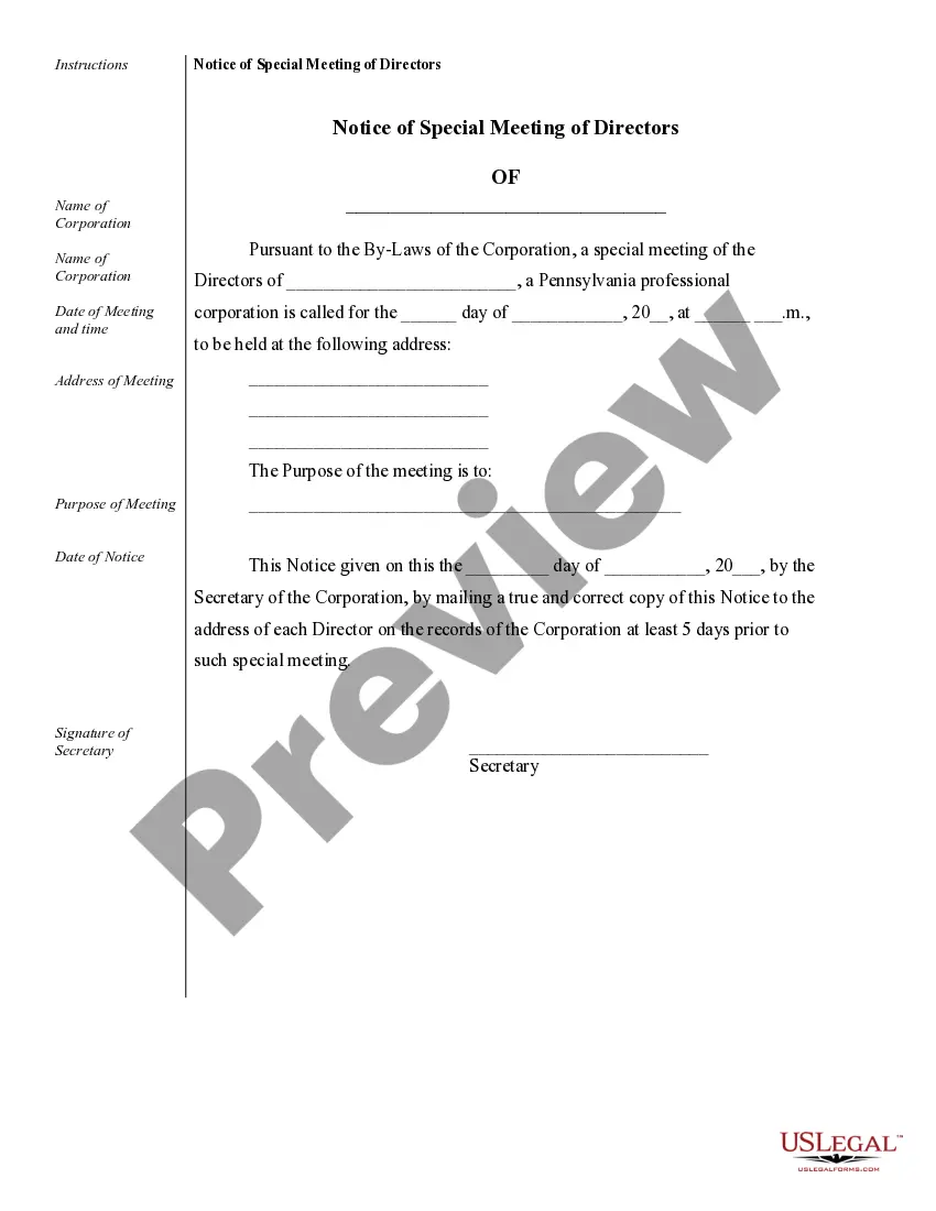 Get Sample Corporate Records for a Pennsylvania Professional Corporation Preview Sample Corporate Records for a Pennsylvania Professional Corporation
