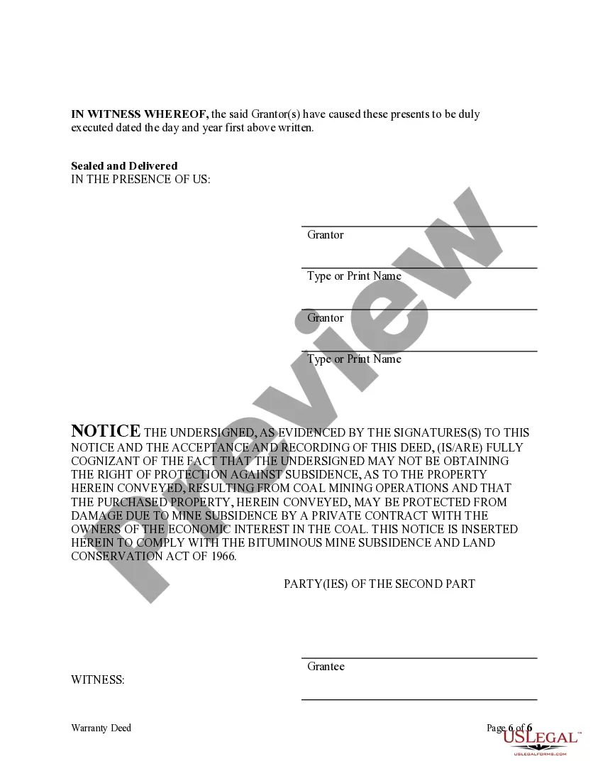 Preview Warranty Deed for Husband and Wife to Two Individuals