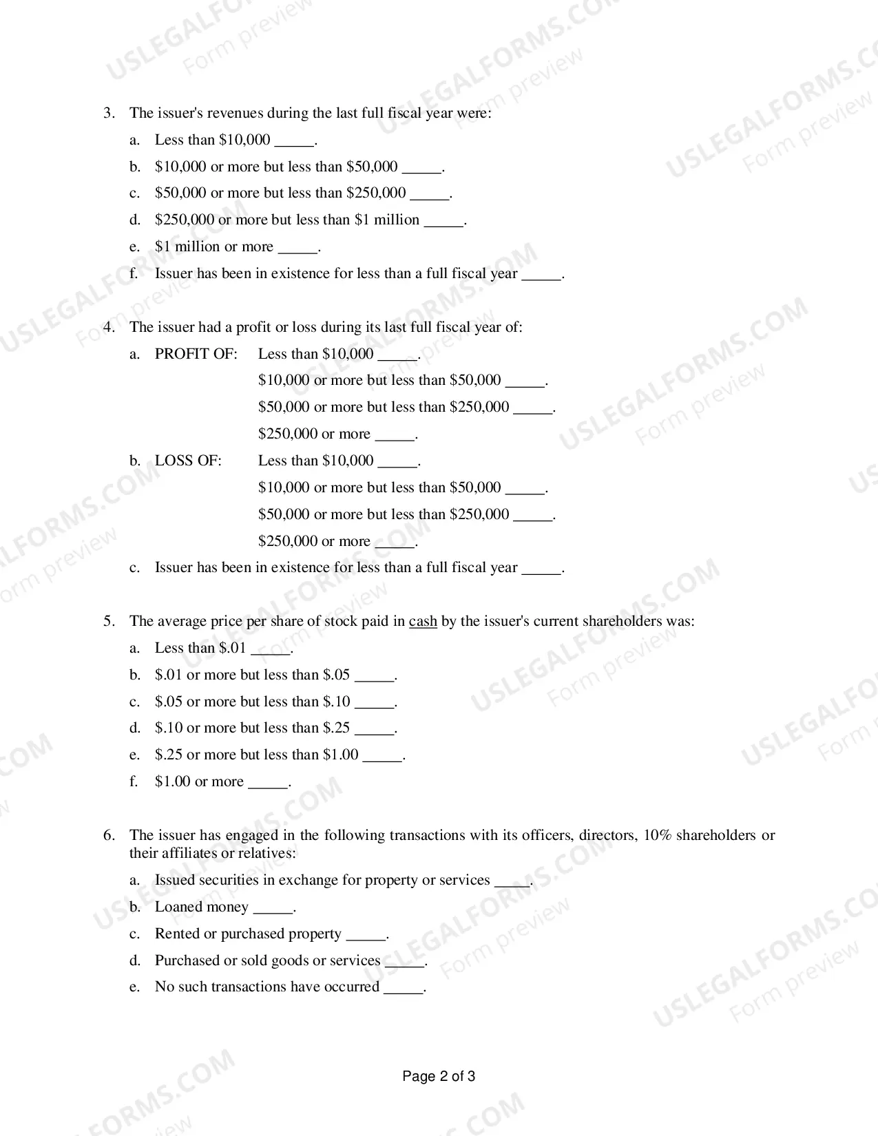Preview Pennsylvania SOI Supplement