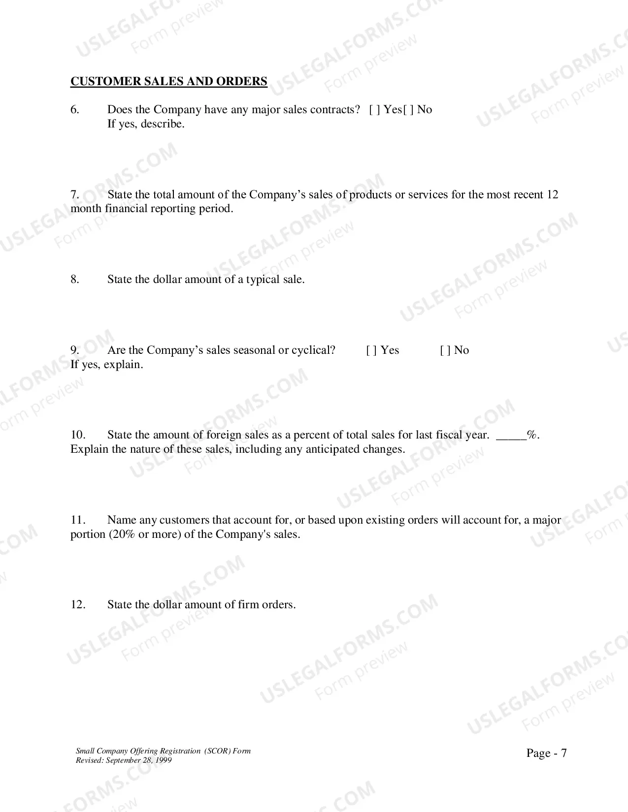 Preview Small Company Offering Registration Form