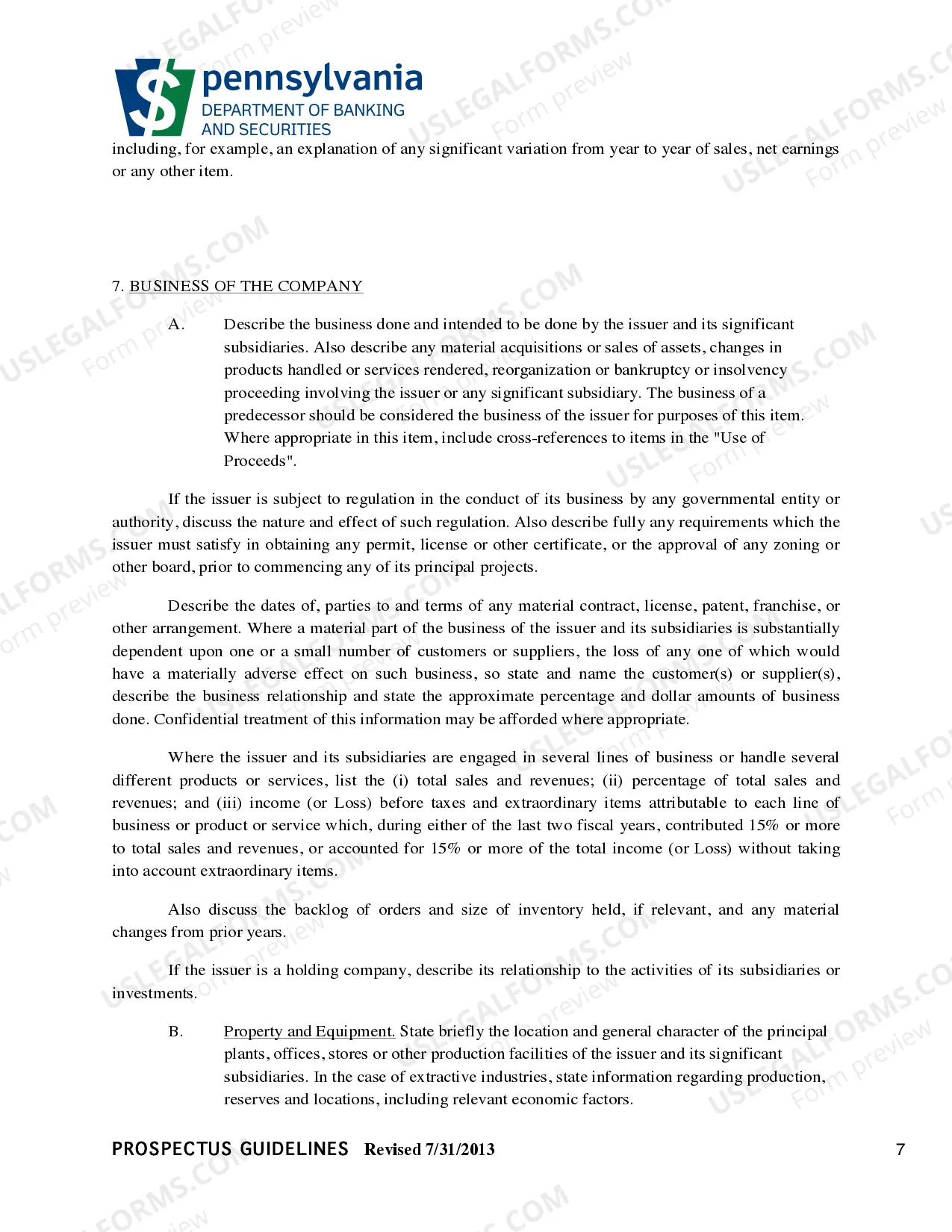 Preview Prospectus Guidelines(PDF)