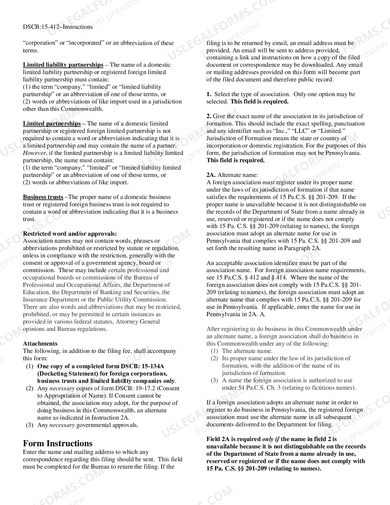 Preview Foreign Registration Statement