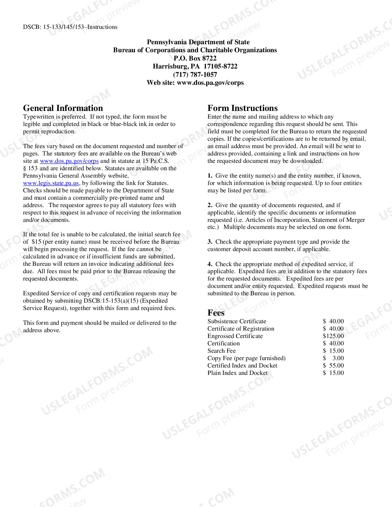 Preview Copy Certification Request