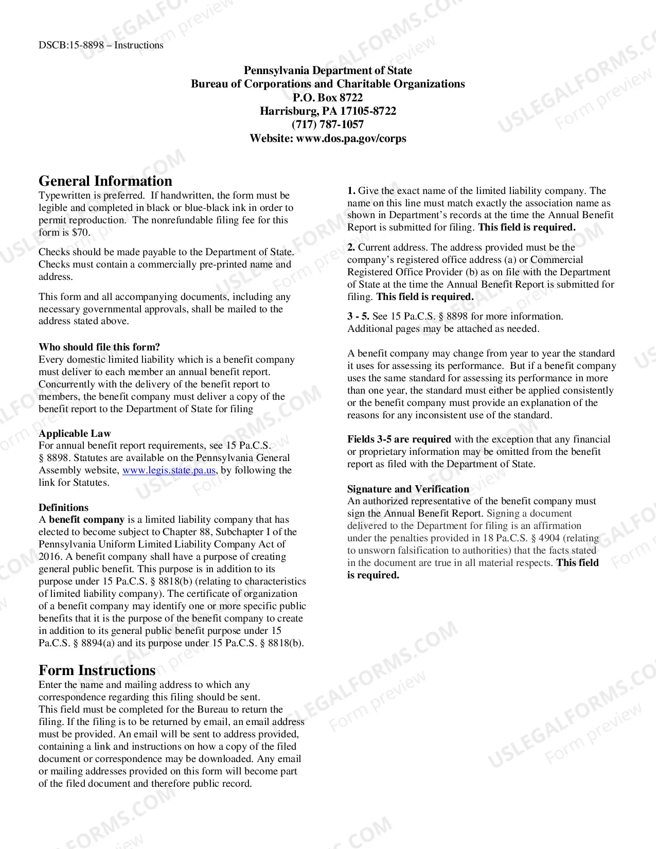 Preview Annual Benefit Report Benefit Limited Liability Company