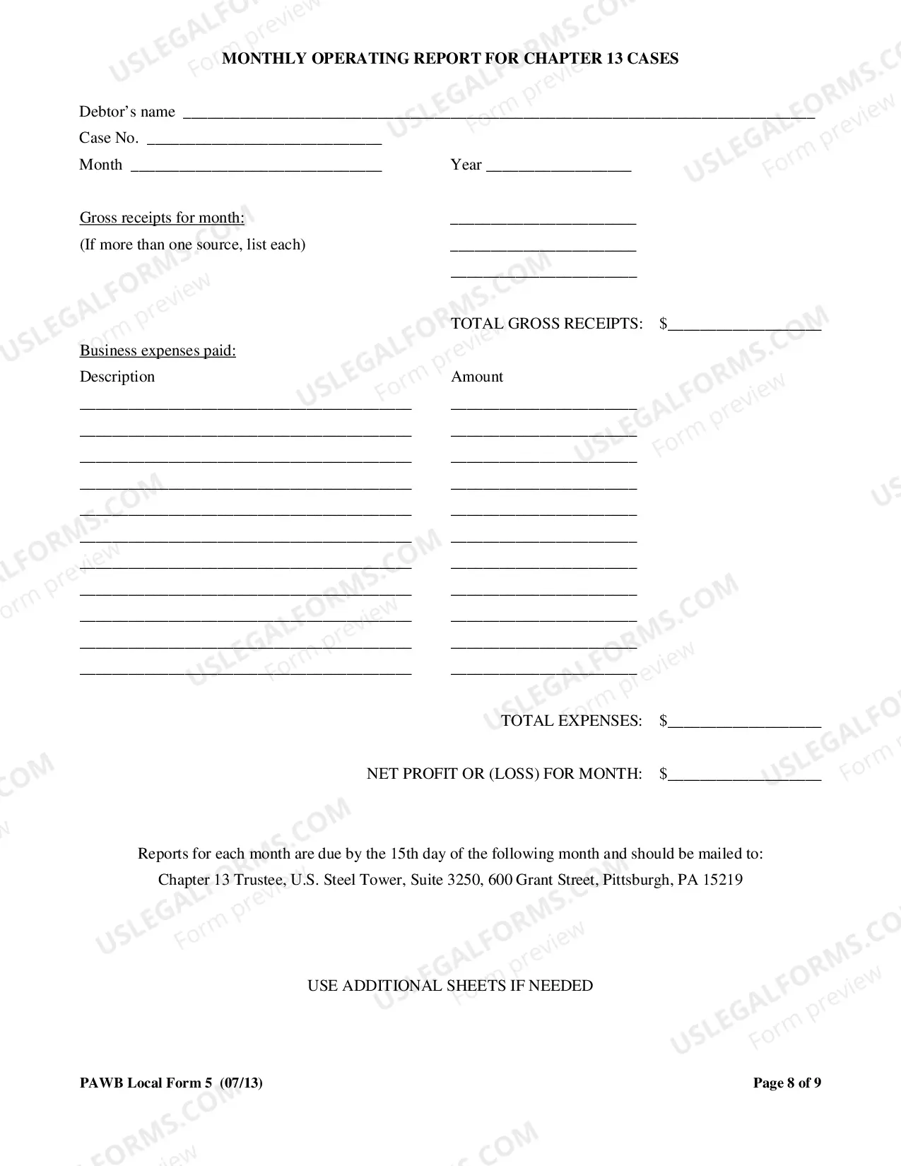 Preview Chapter 13 Business Case Questionnaire