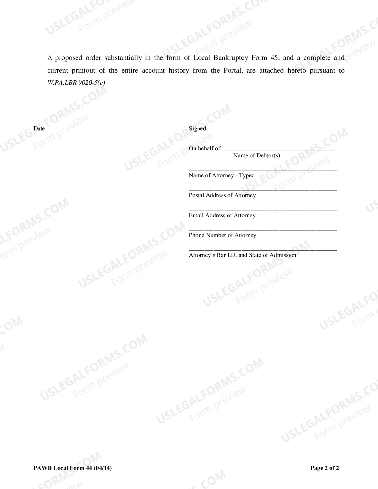 Preview Motion to Terminate The Loss Mitigation Program