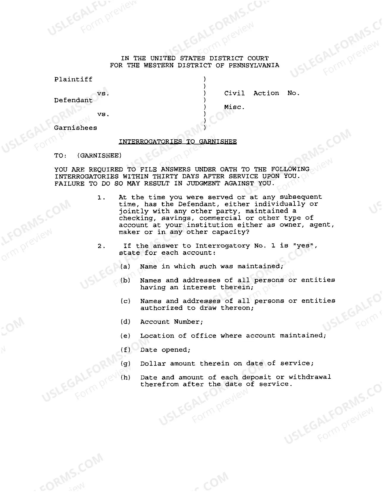 Preview Claim For Exemption