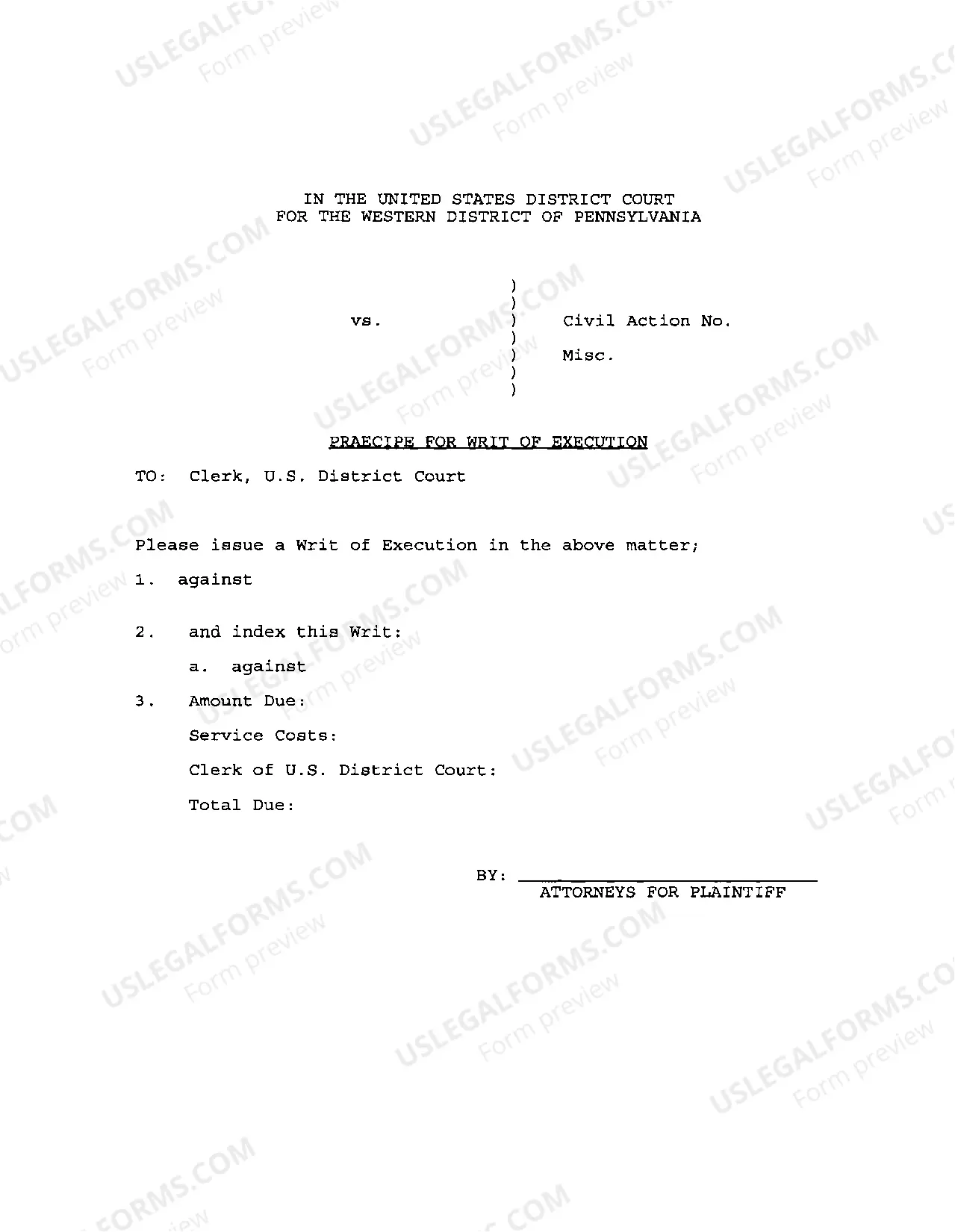 Preview Claim For Exemption