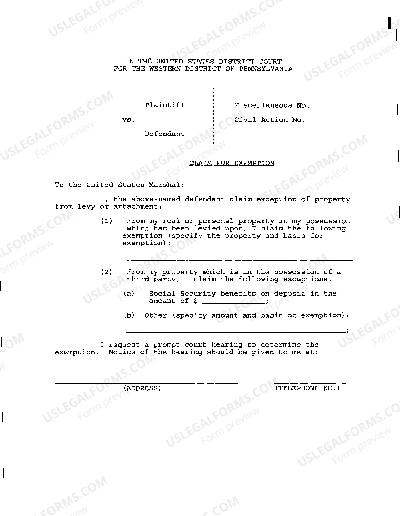 Preview Motion For Special Appointment to Serve Process