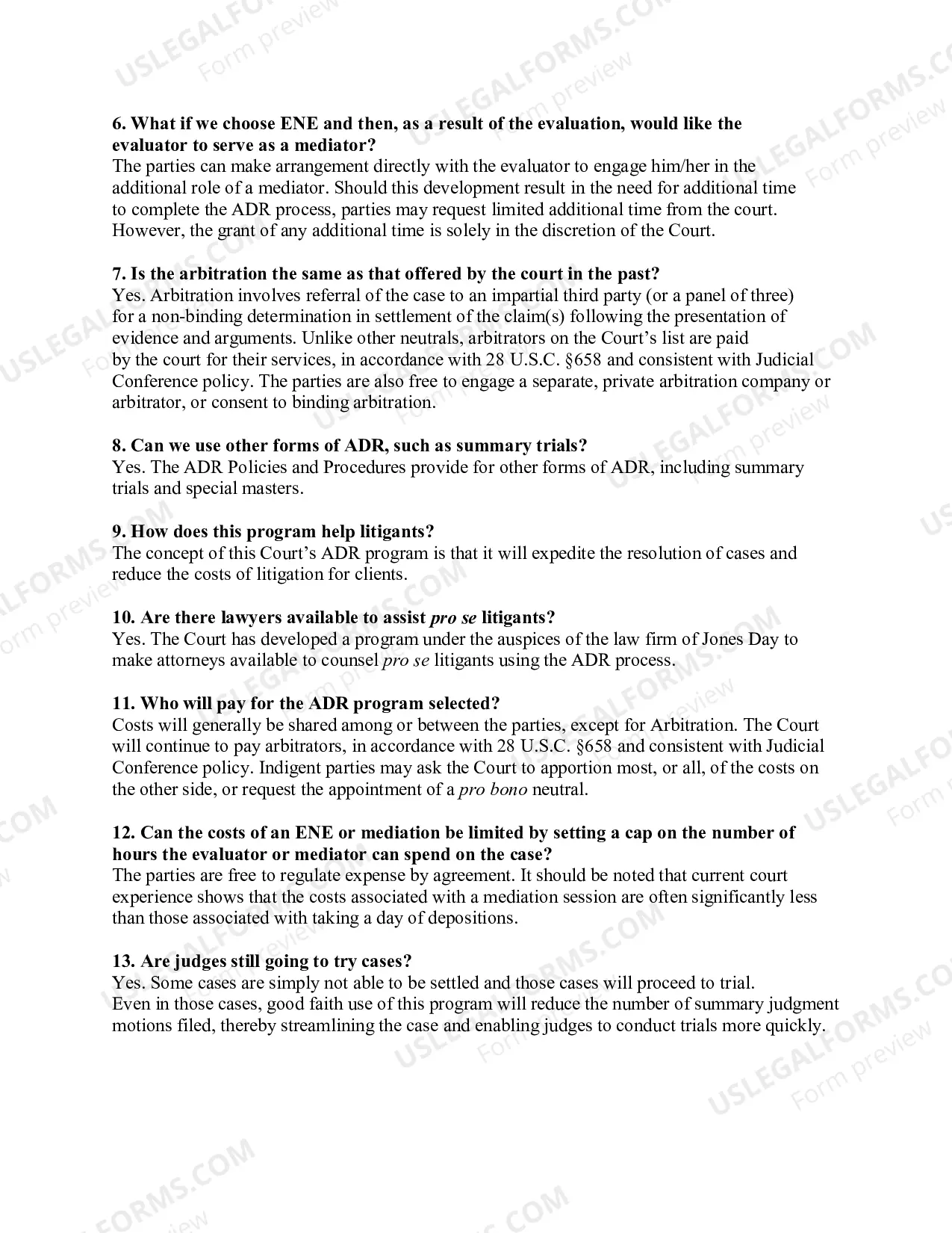 Preview Frequently Asked Questions