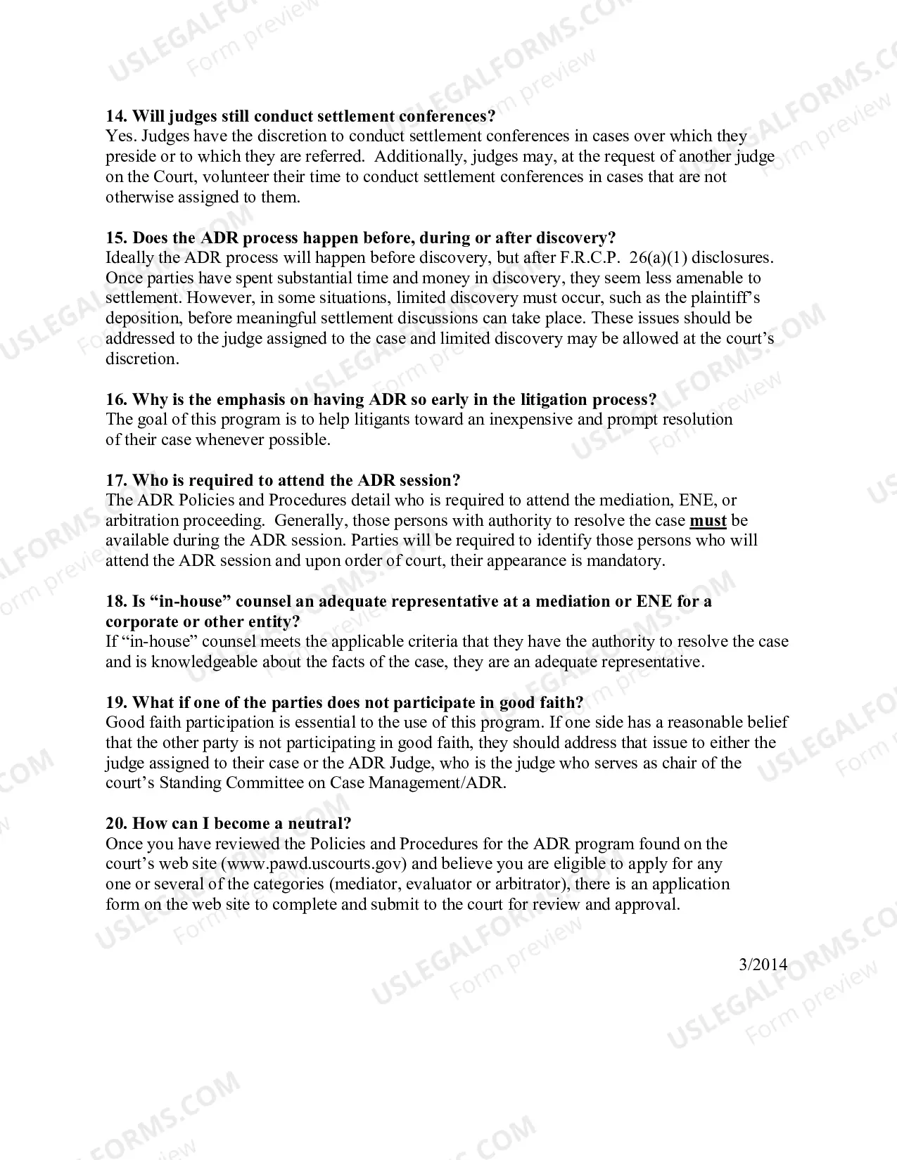 Preview Frequently Asked Questions