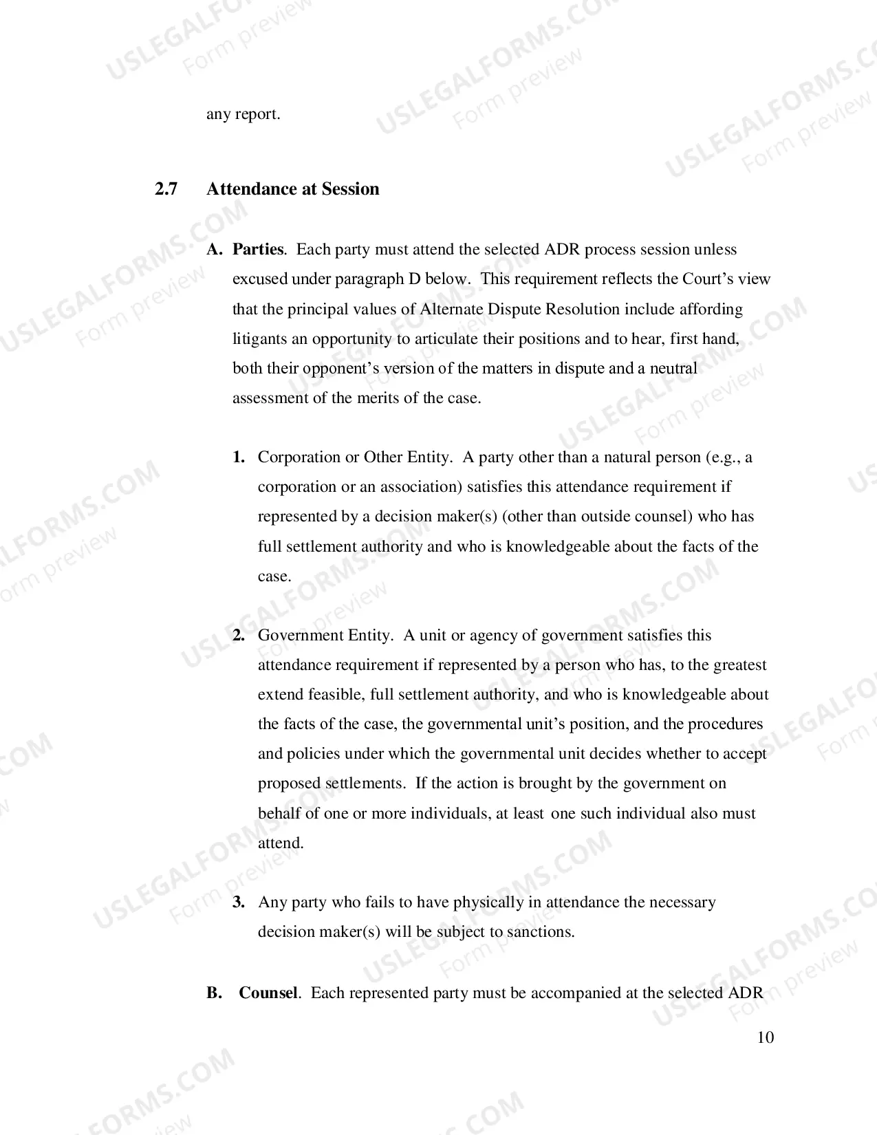 Preview Policies and Procedures