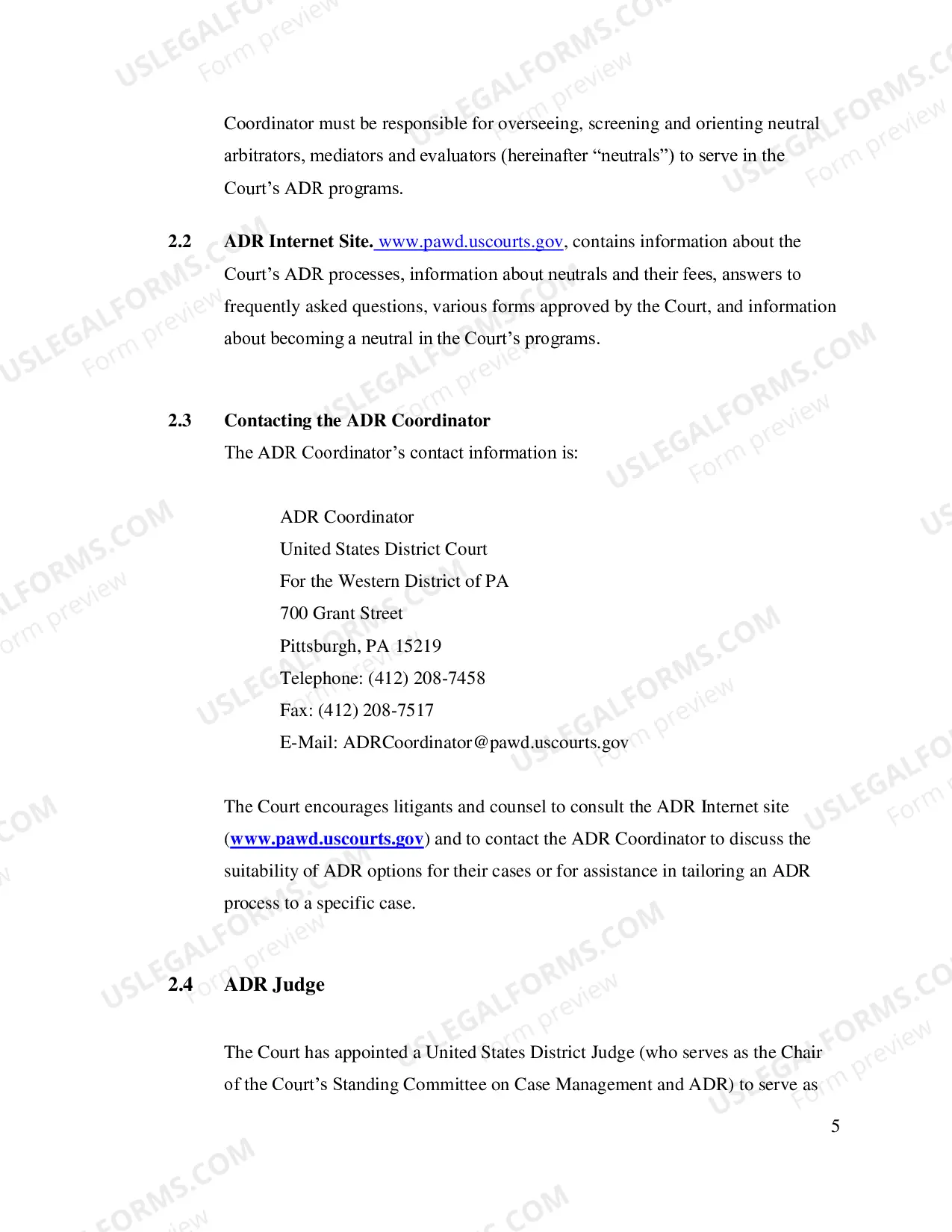 Preview Policies and Procedures