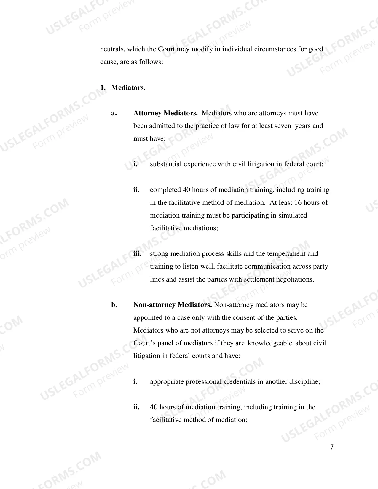 Preview Policies and Procedures
