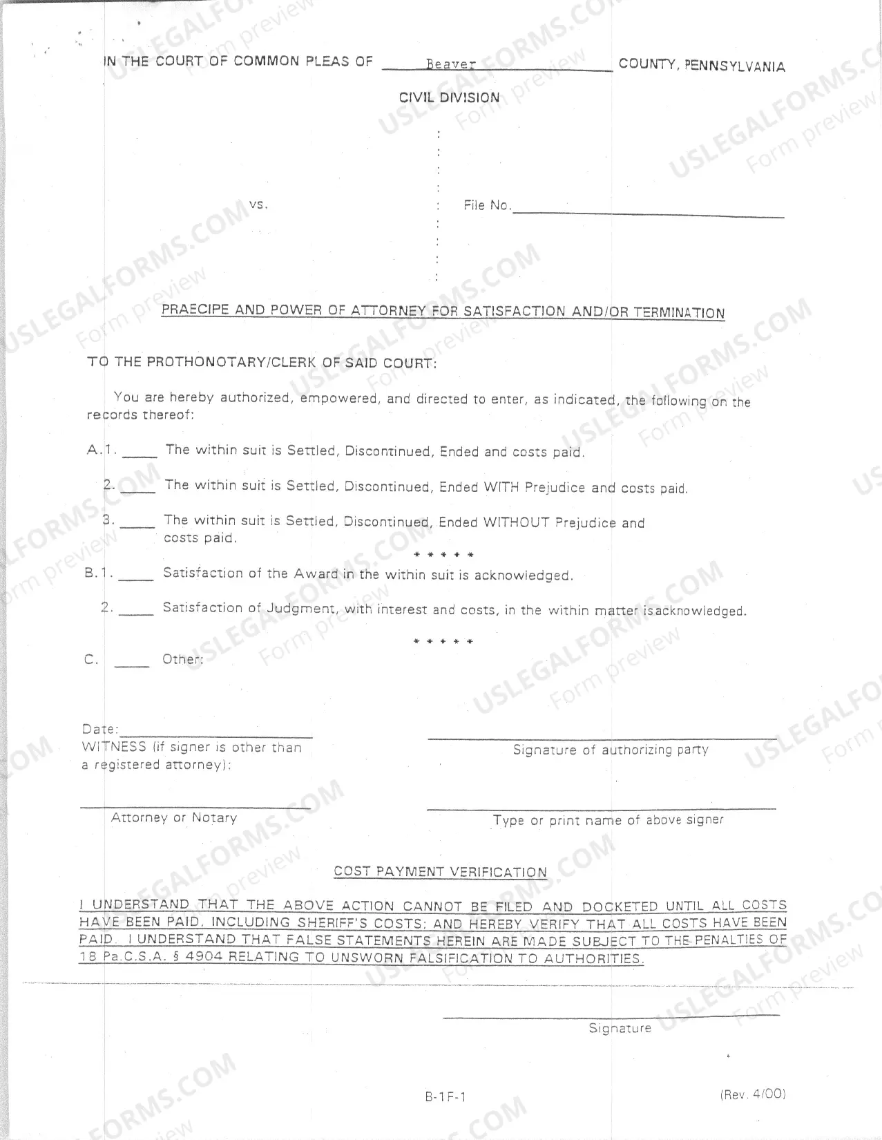 Preview Wage Attachment Packet - Complete
