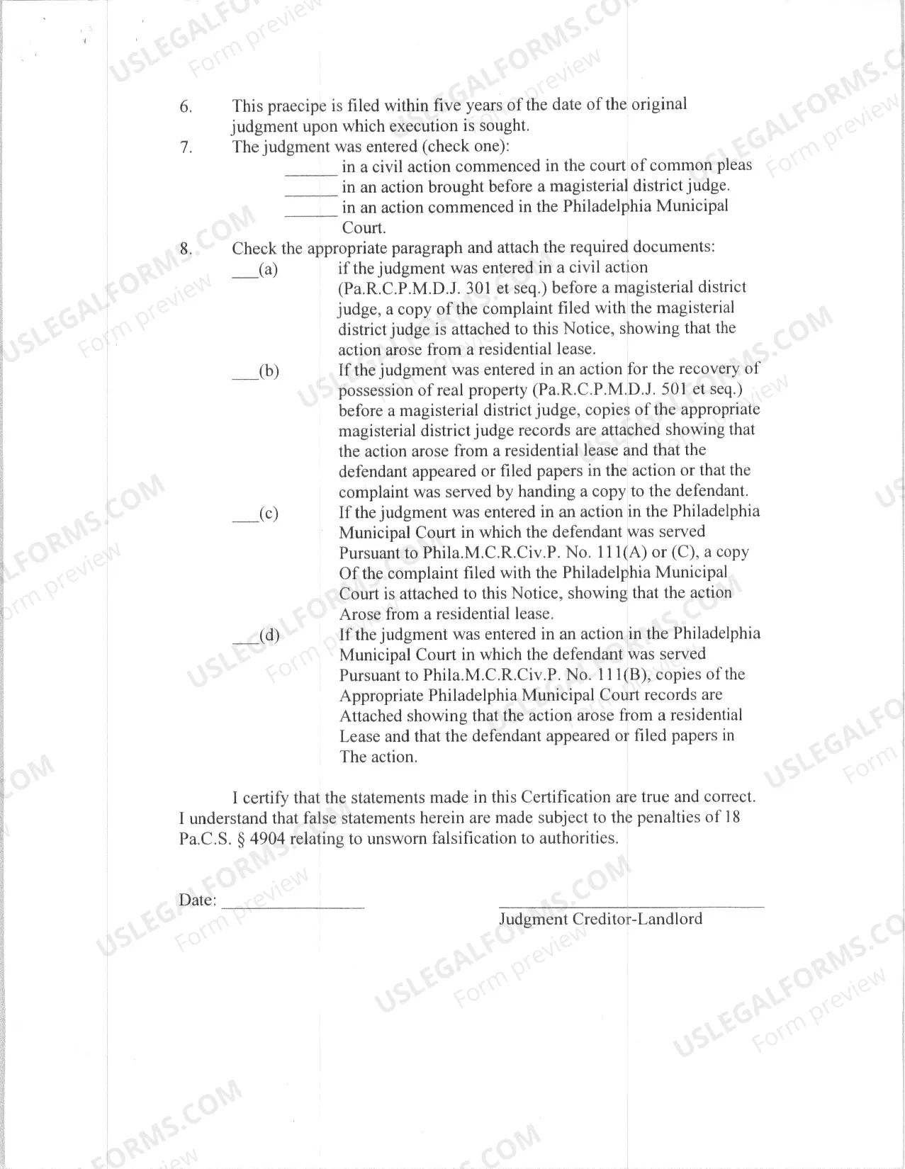 Preview Wage Attachment Packet - Complete
