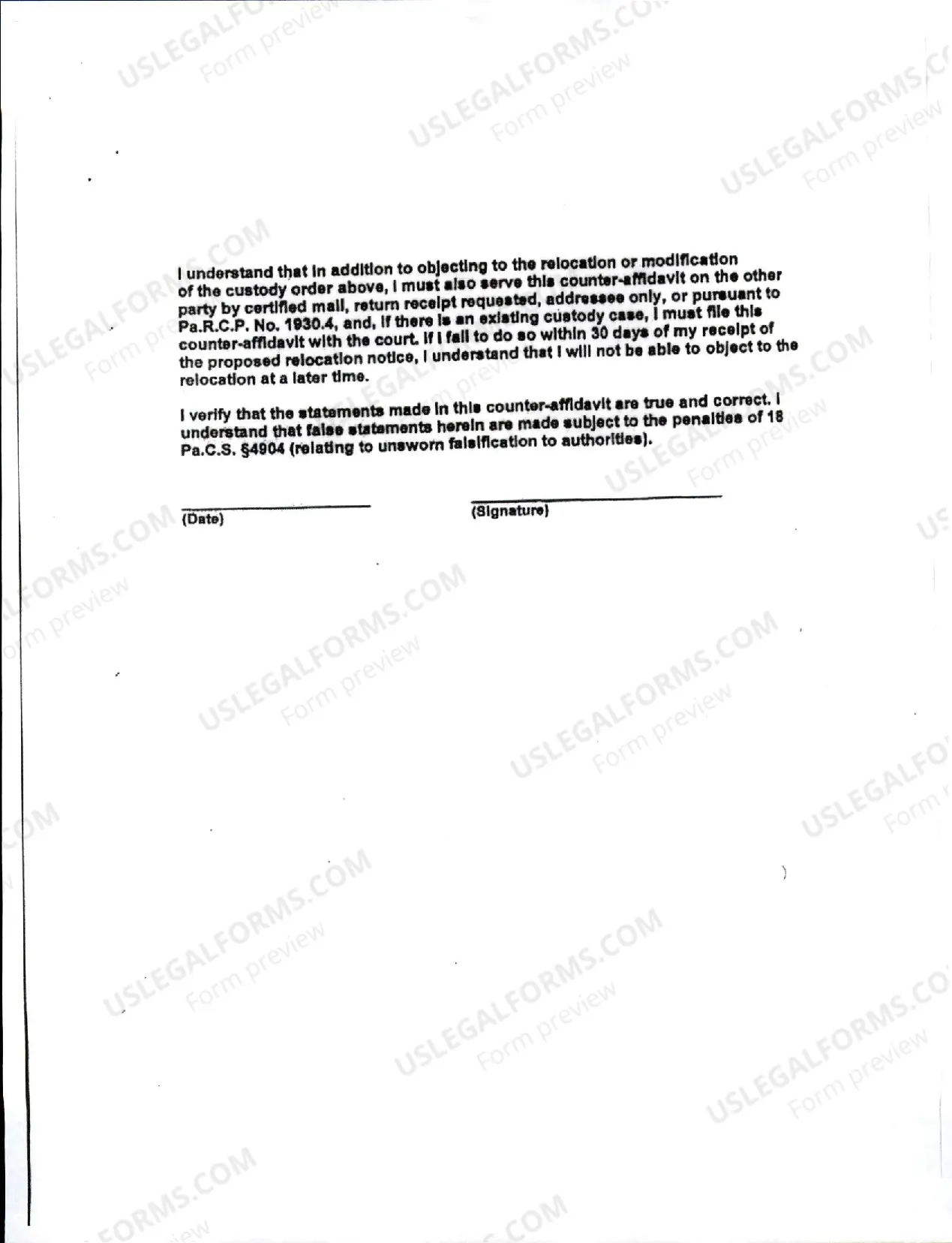 Preview Custody Relocation and Modification