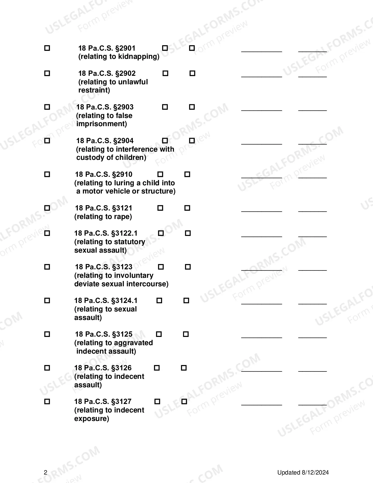Preview Criminal Record/Abuse History Verification