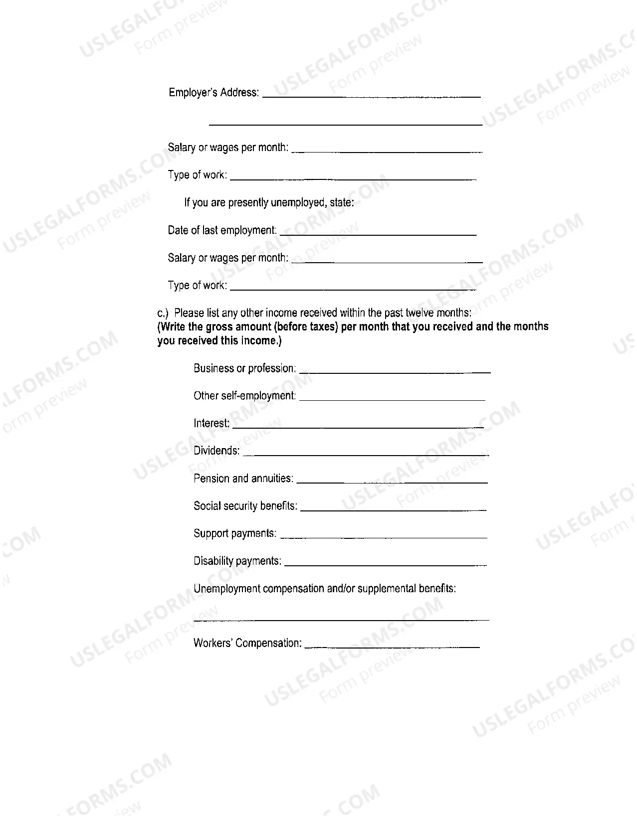 Preview Pro Se Petition to Proceed Informa Pauperis