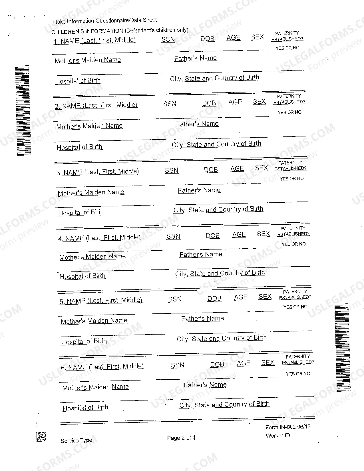 Preview Complaint for Support Packet