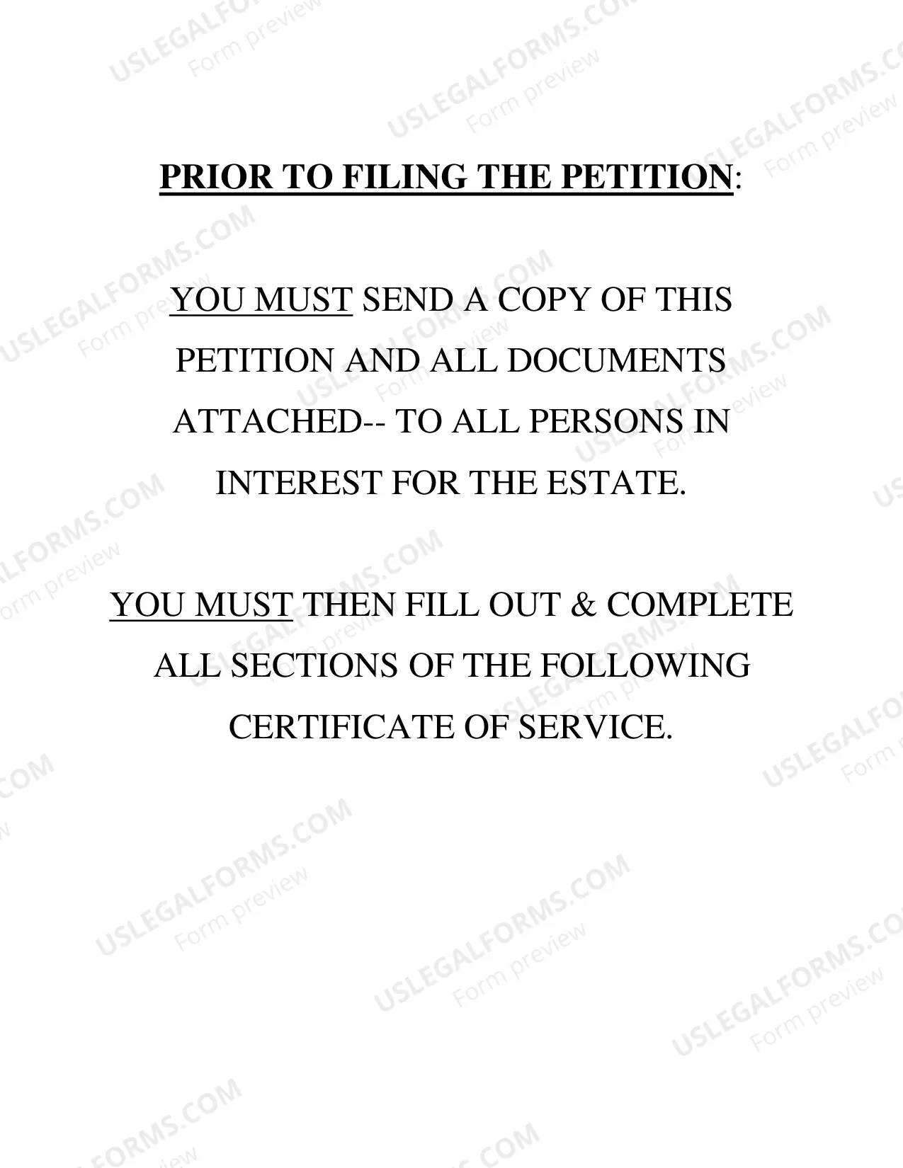 Preview Small Estate Petition and Decree