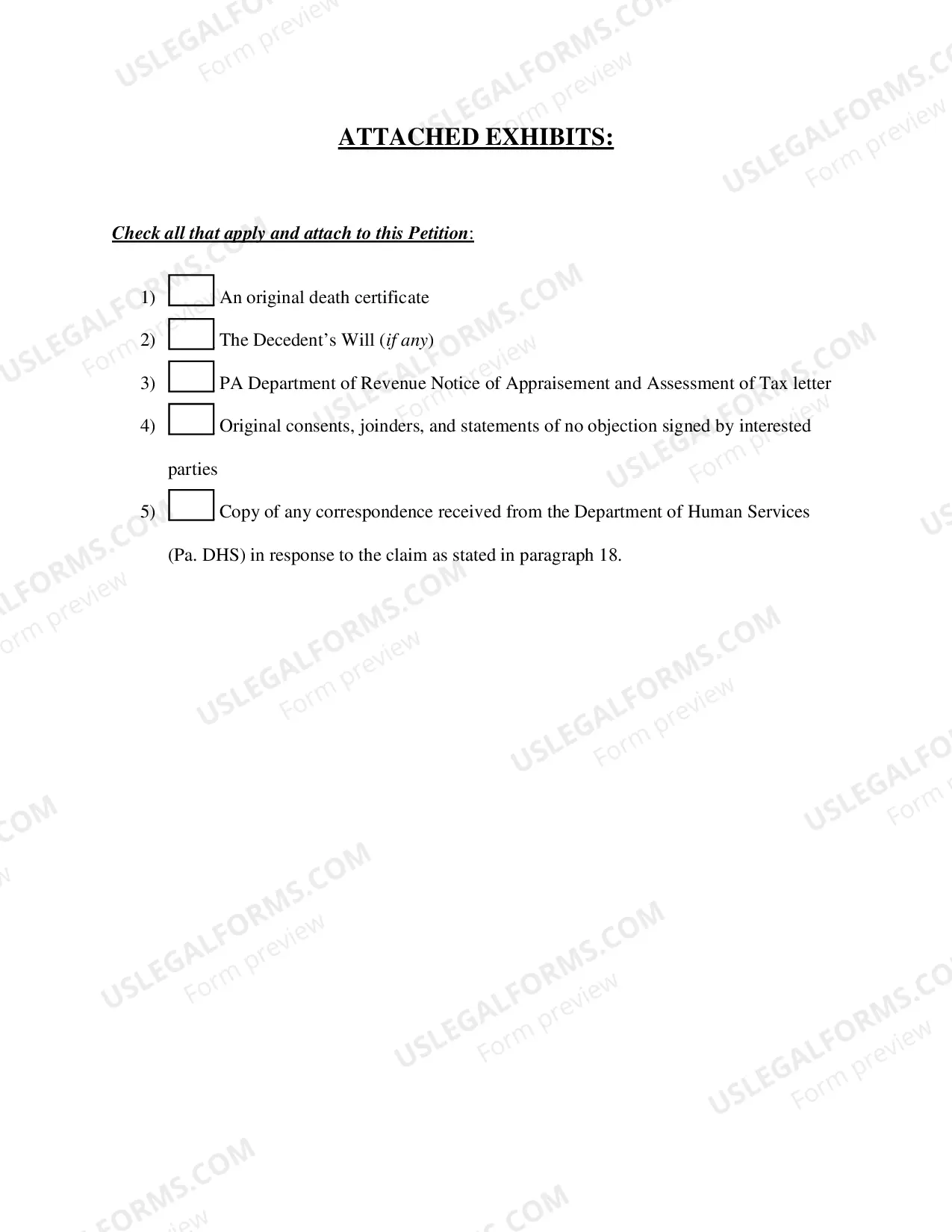 Preview Small Estate Petition and Decree