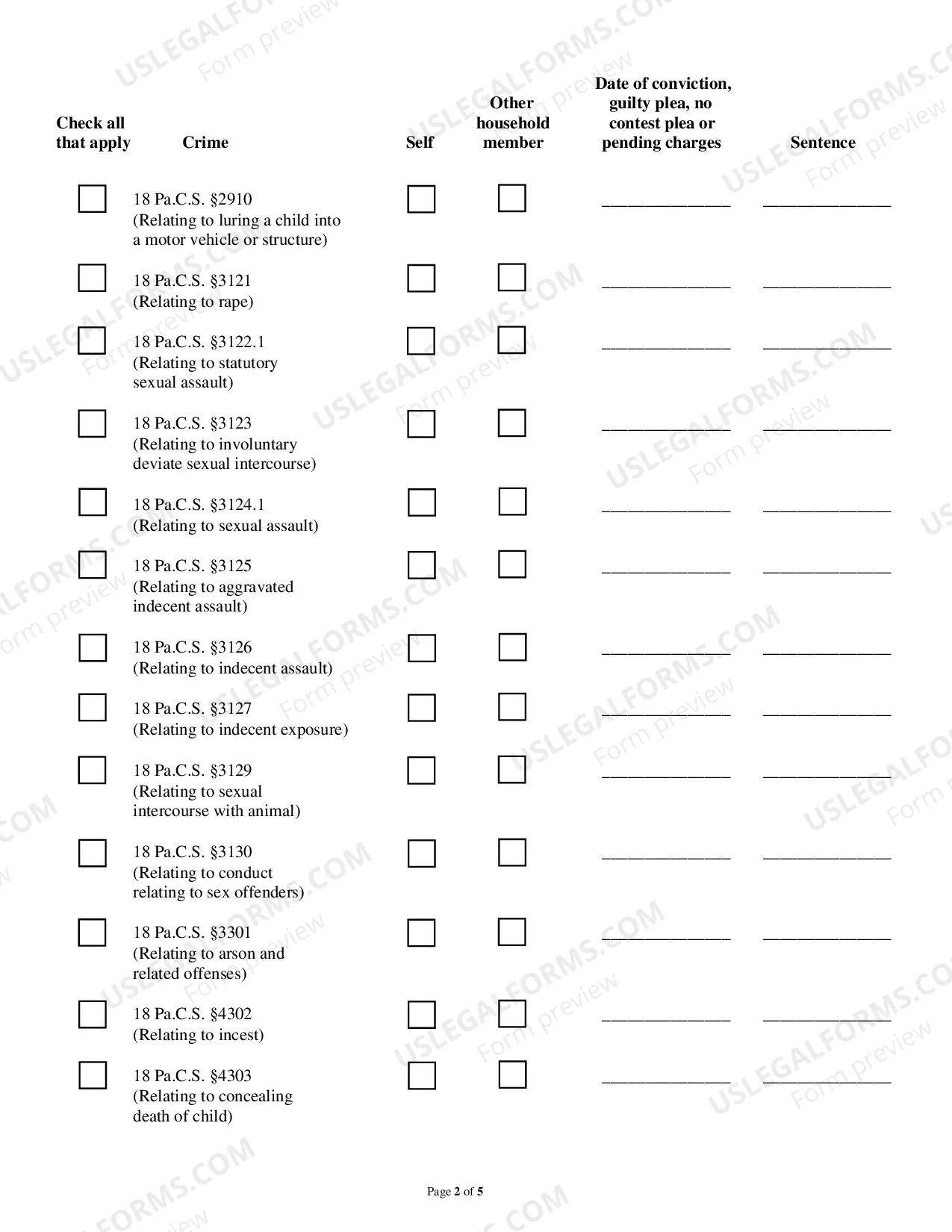 Preview Custody Cover Sheet- Modification
