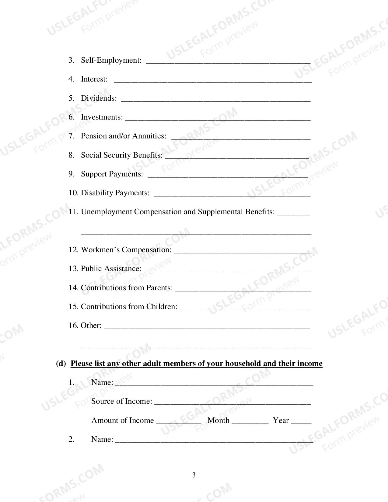 Preview Petition to Proceed In Forma Pauperis