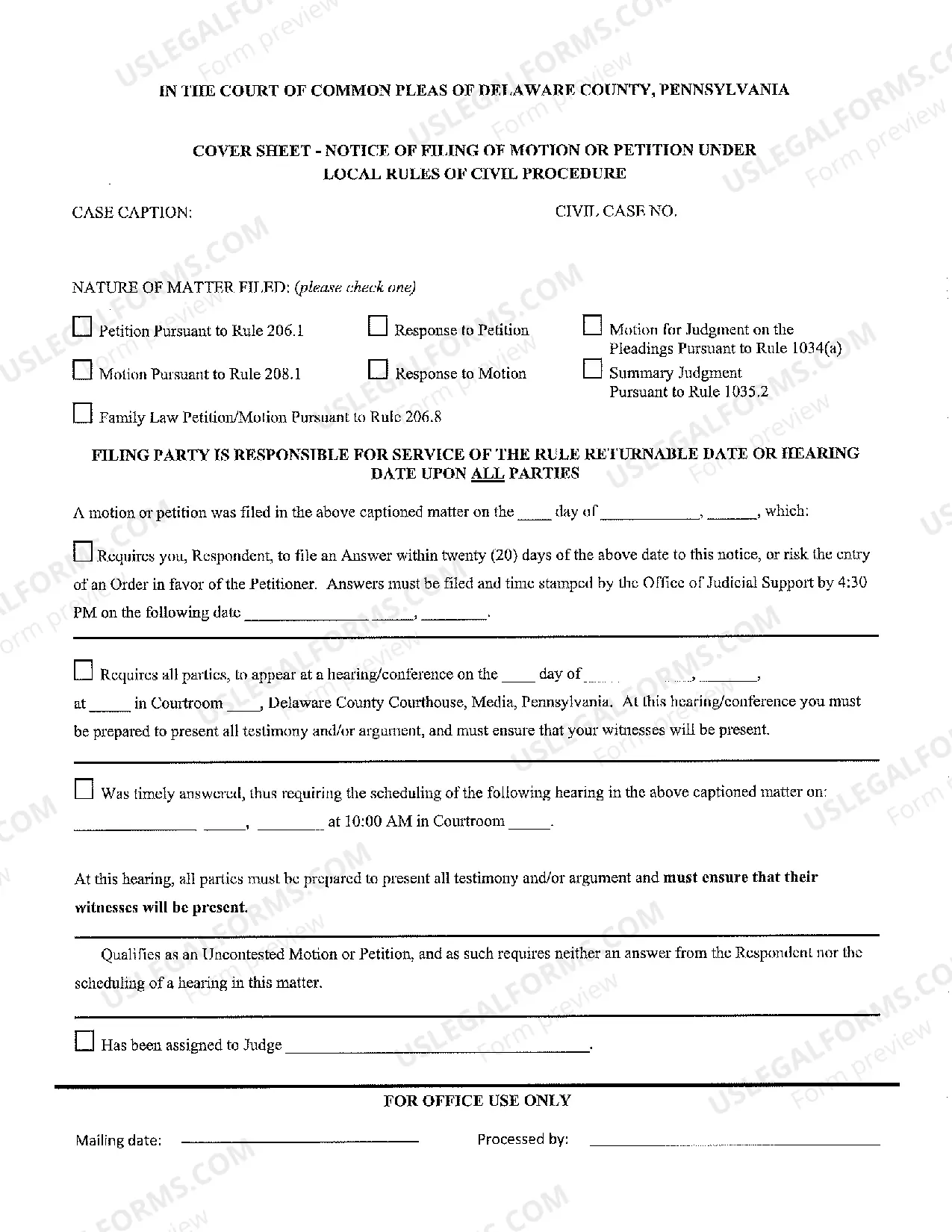 Preview Tax Assessment Appeals