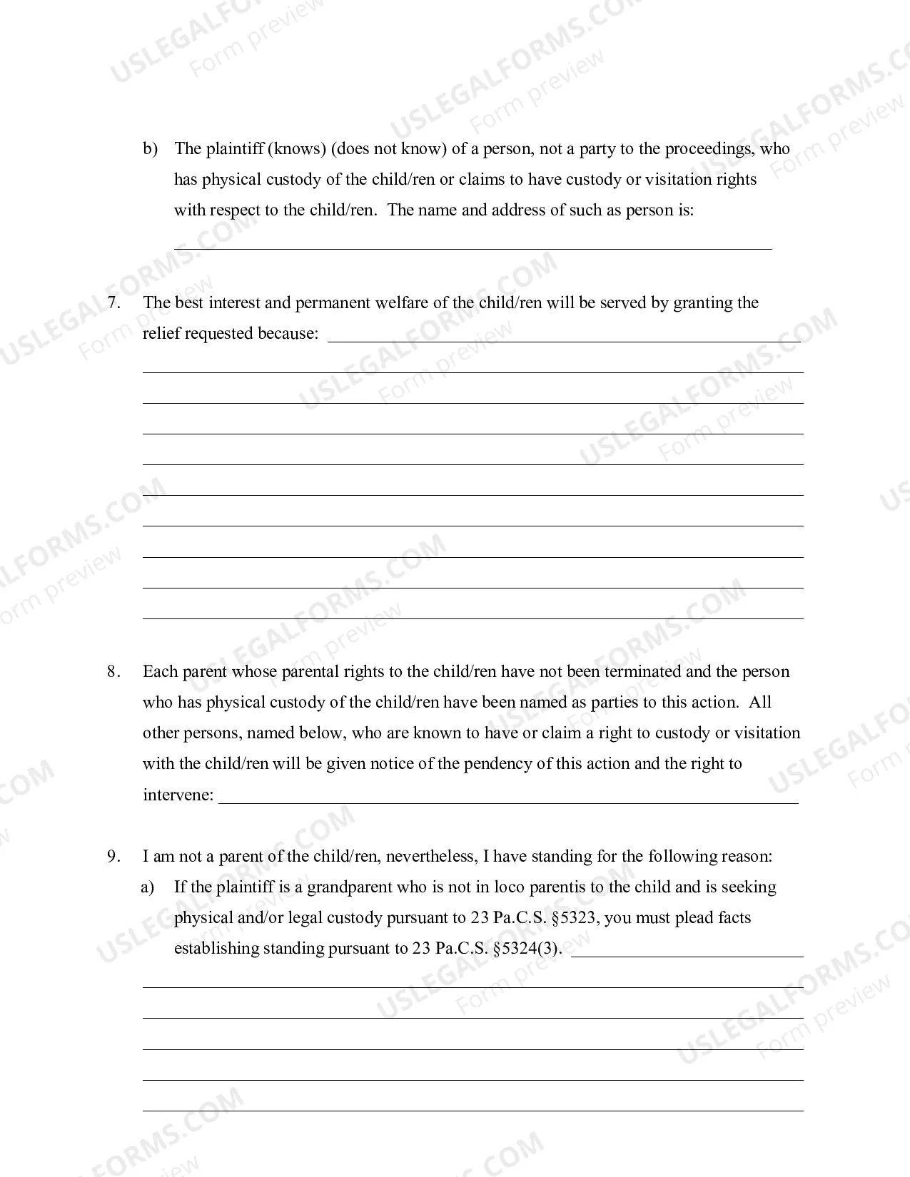 Preview Modification Petition