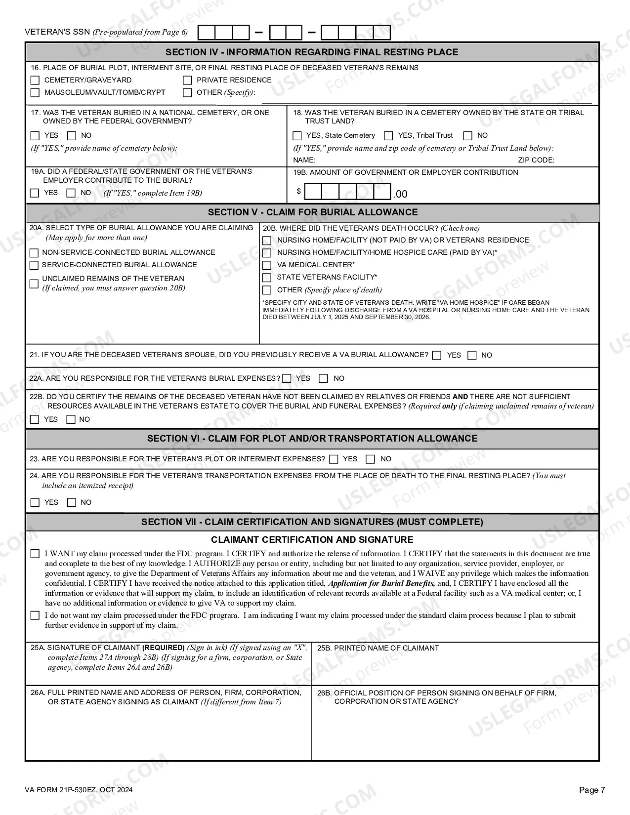 Preview Burial Allowance
