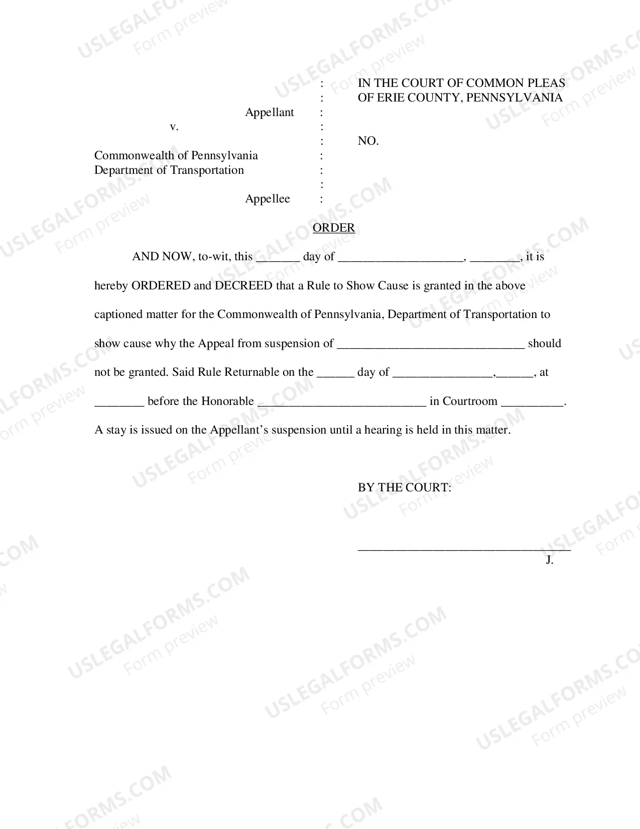 Preview License Suspension Appeal