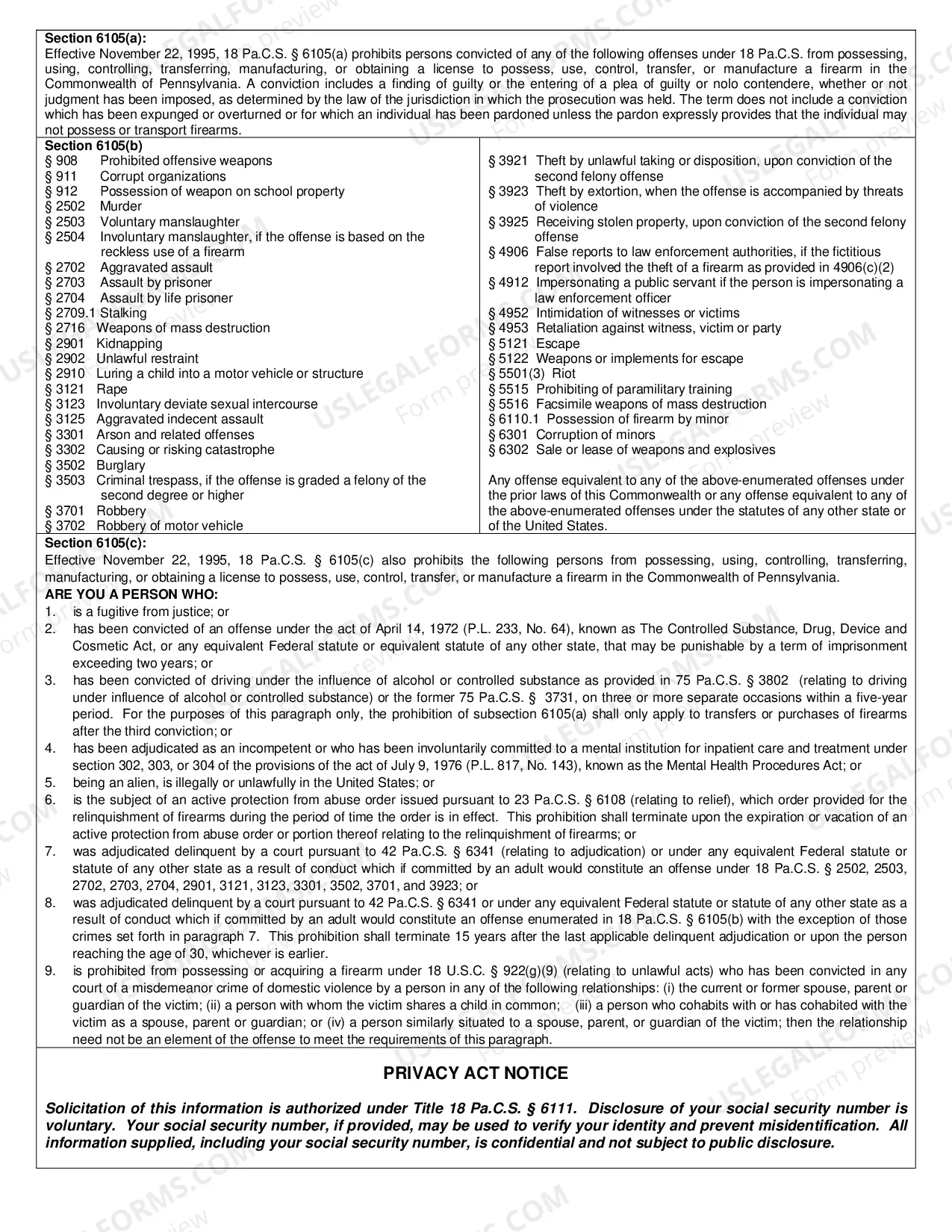 Preview Application for License to Carry Firearms