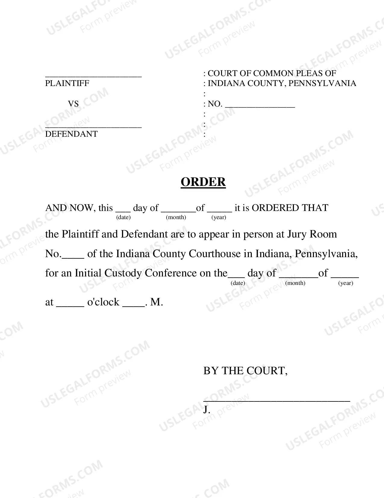 Preview Petition For Modification of Custody Order