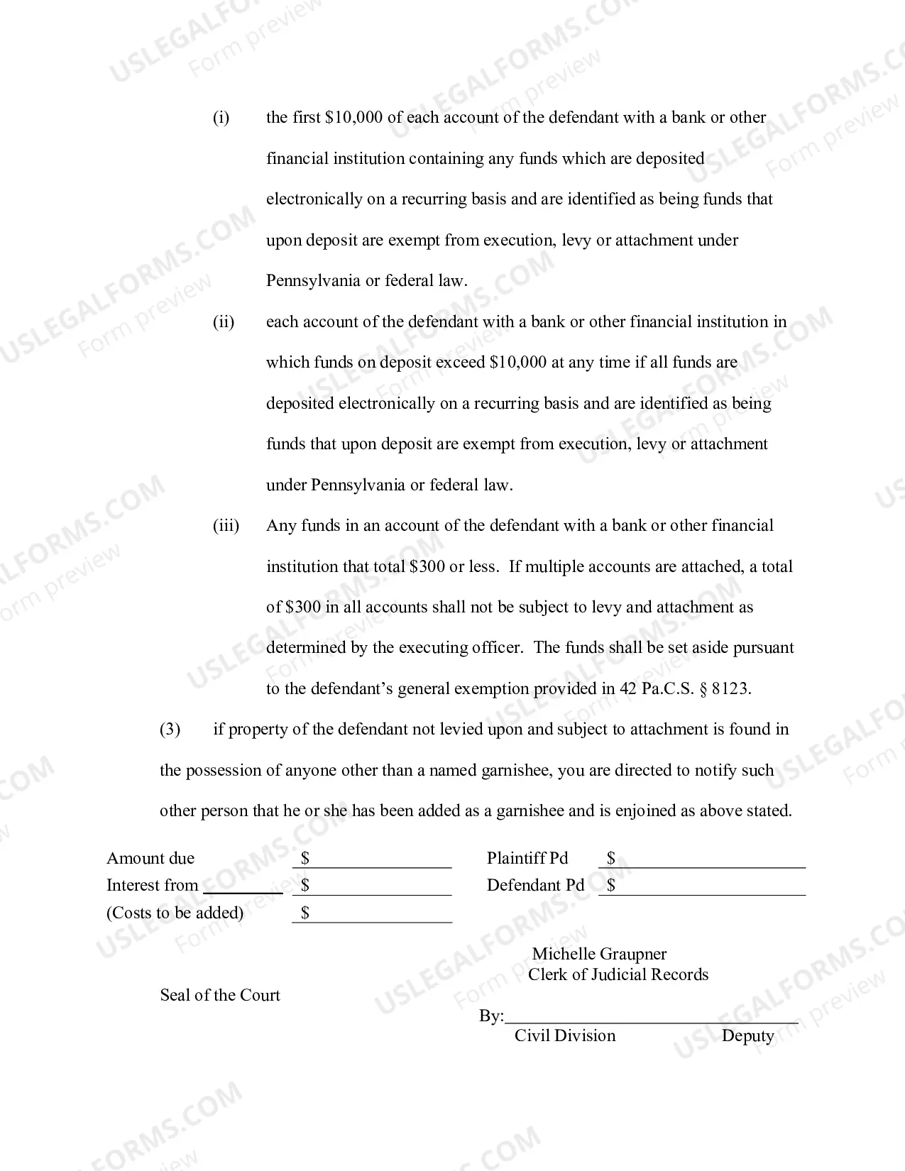 Preview Writ of Execution and/or Attachment on a Confessed Judgment