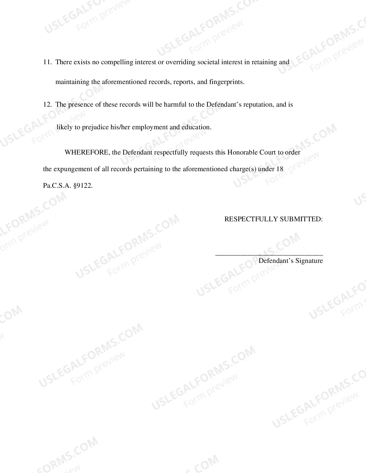 Preview Motion to Expunge