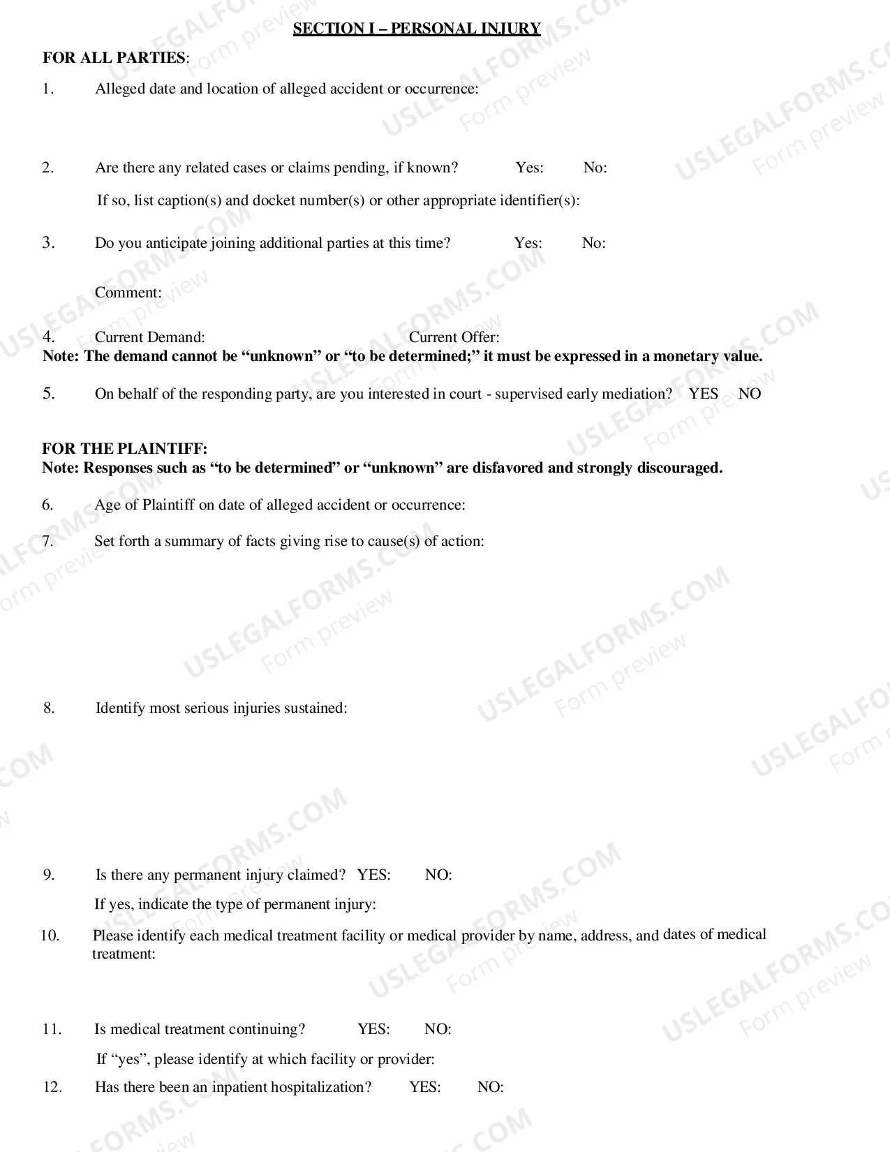 Preview Case Management Conference Memorandum