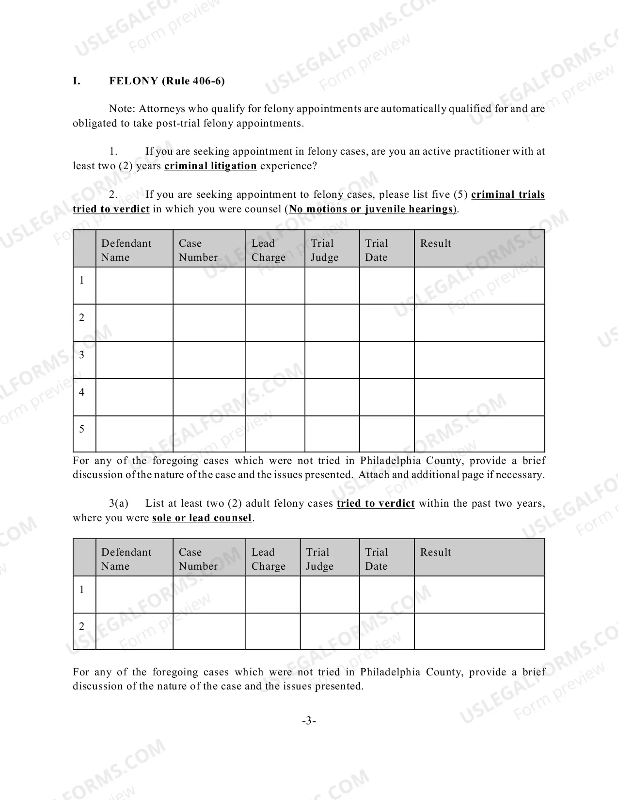 Preview Application For Court Appointment Certification