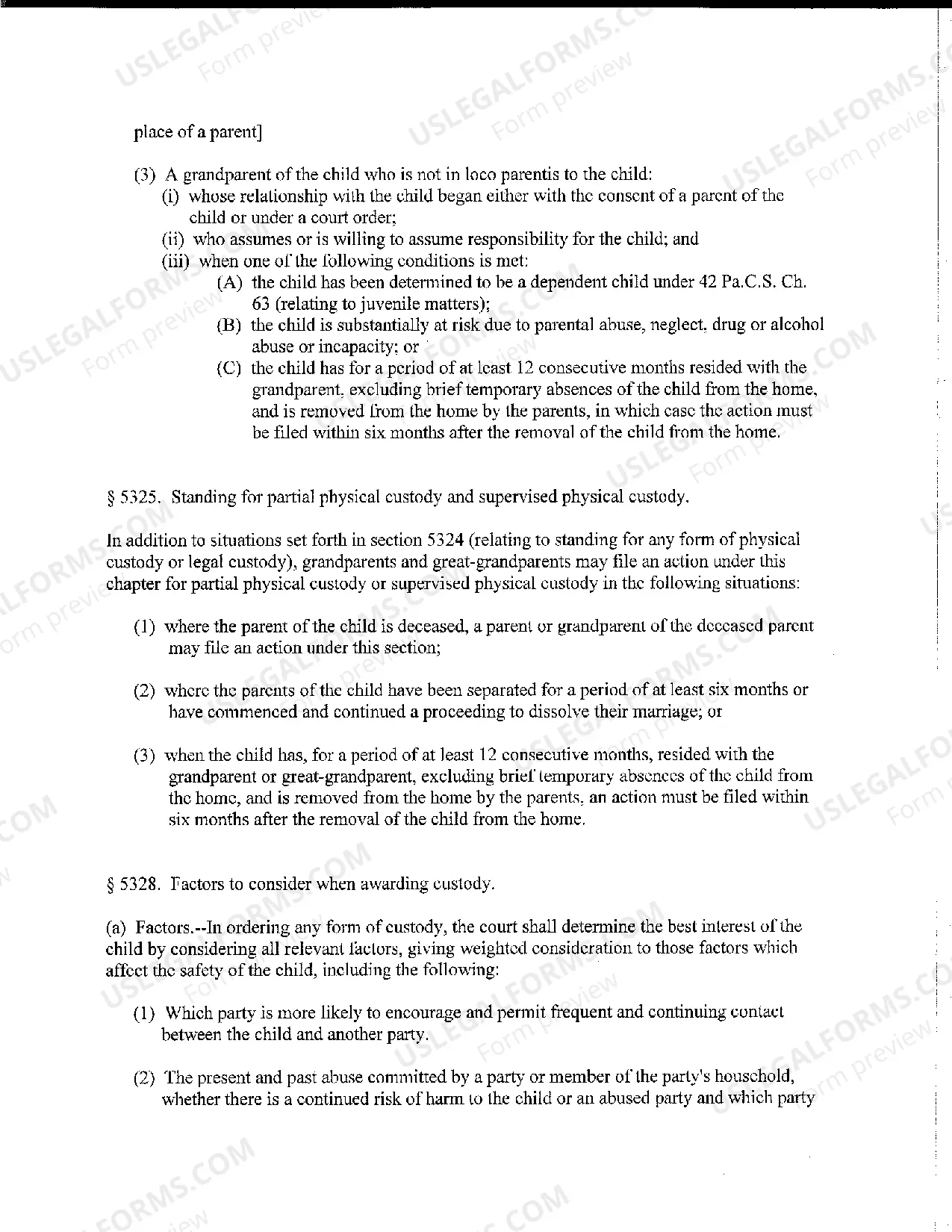 Preview Complaint For Custody