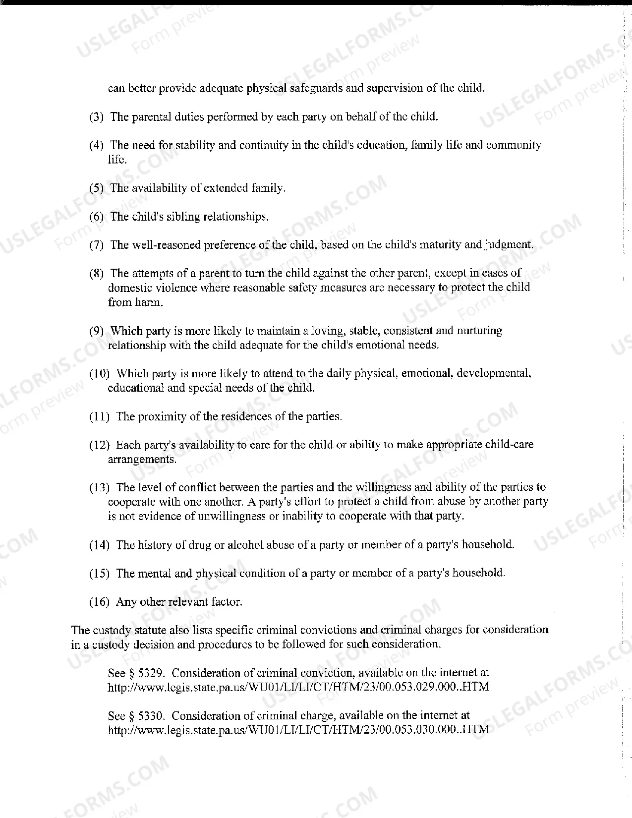 Preview Complaint For Custody