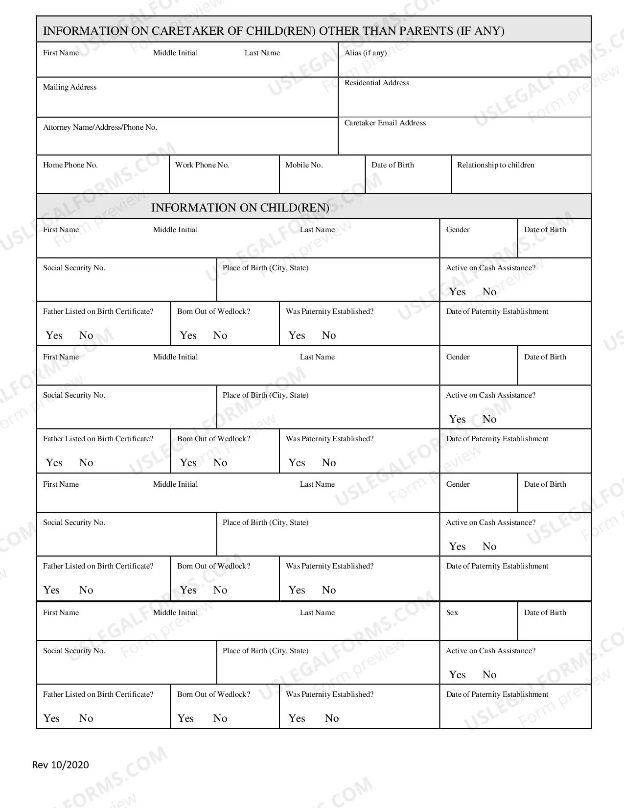 Preview Petition For Contempt of Custody
